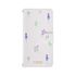 [S2B] Flower Thin Galaxy Diary Case – Clear Floral Print, Slim Wallet Design, Saffiano Fabric, Magnetic Closure - Made in Korea